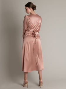 Babsi - Pink - Silk Robe