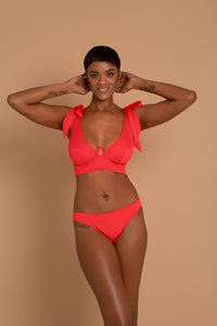 Capri - Bikini Top - Red