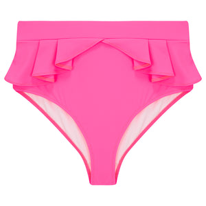 Antigua - Peplum High Waist - Bikini - Pink